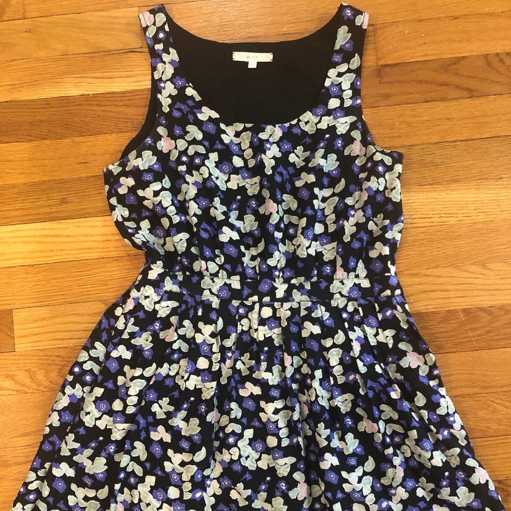 Madewell (Eliot) Silk Floral Dress